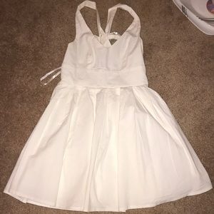 White Dress with bow on the back